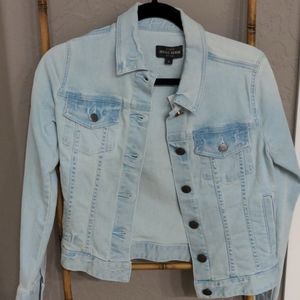 {J Crew} light washed denim jacket